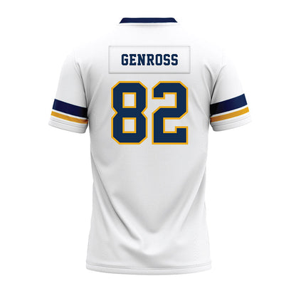 West Virginia - NCAA Football : Greg Genross - White Premium Football Jersey-1