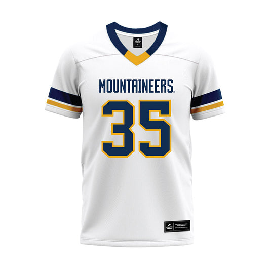 West Virginia - NCAA Football : Reid Carrico - White Premium Football Jersey-0
