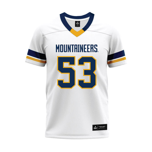 West Virginia - NCAA Football : Kaden Seller - White Premium Football Jersey-0