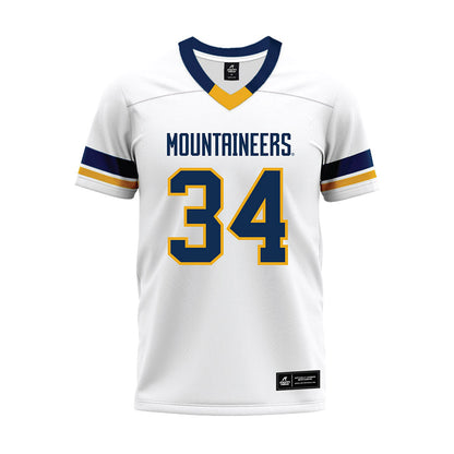 West Virginia - NCAA Football : Chris Fileppo - White Premium Football Jersey-0