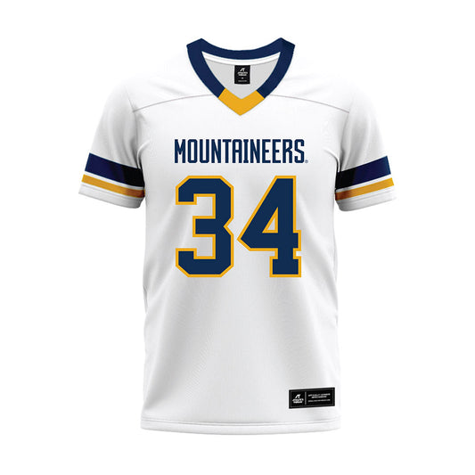 West Virginia - NCAA Football : Chris Fileppo - White Premium Football Jersey-0