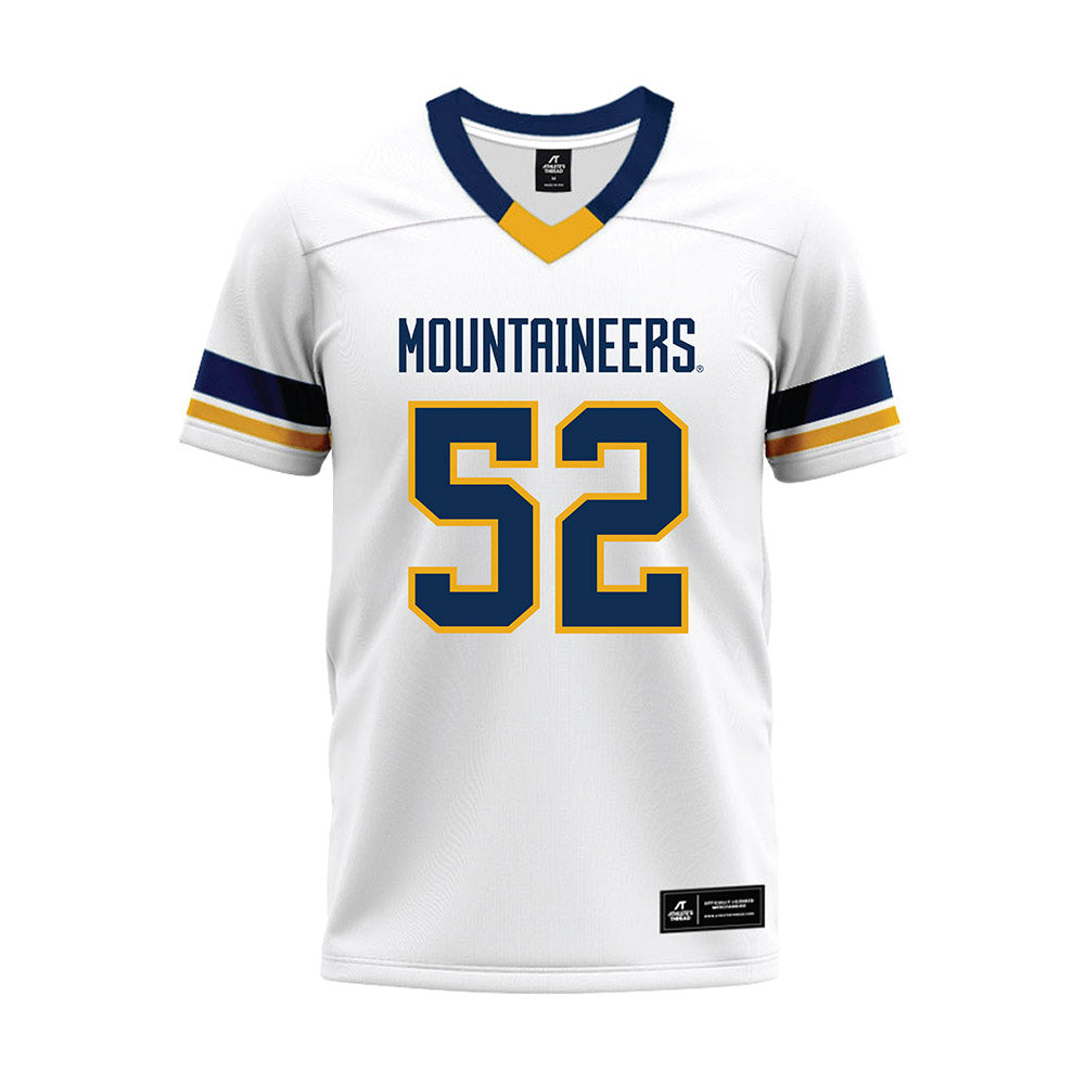West Virginia - NCAA Football : Corey McIntyre Jr - White Premium Football Jersey-0
