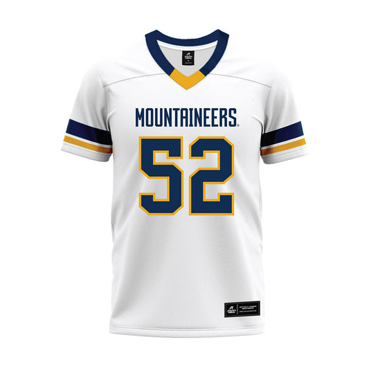 West Virginia - NCAA Football : Corey McIntyre Jr - White Premium Football Jersey-0