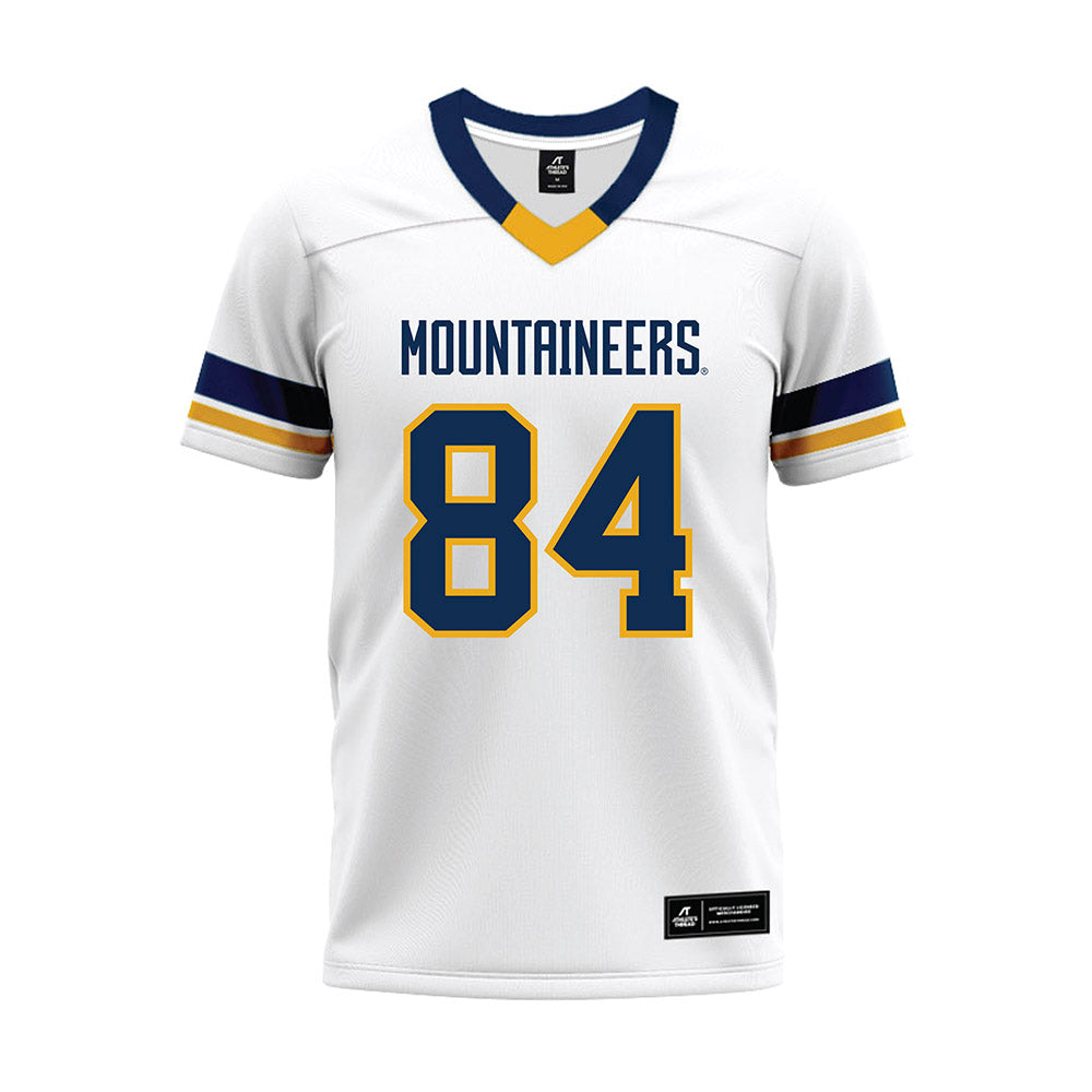 West Virginia - NCAA Football : Ryan Ward - White Premium Football Jersey-0