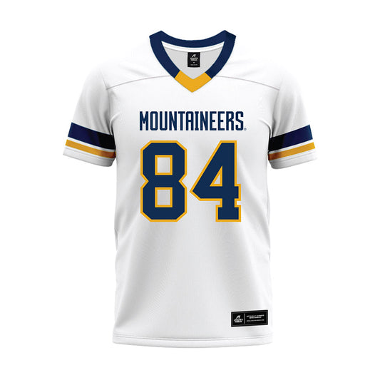 West Virginia - NCAA Football : Ryan Ward - White Premium Football Jersey-0
