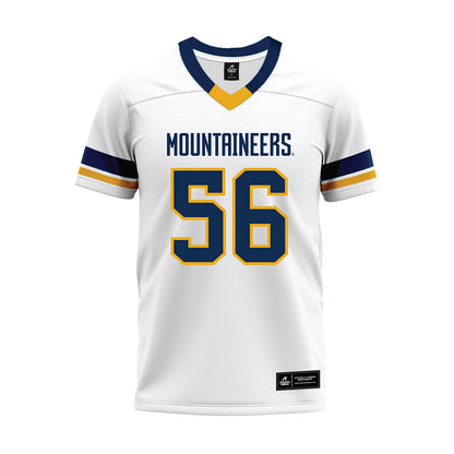 West Virginia - NCAA Football : Kimo Makaneole - White Premium Football Jersey-0