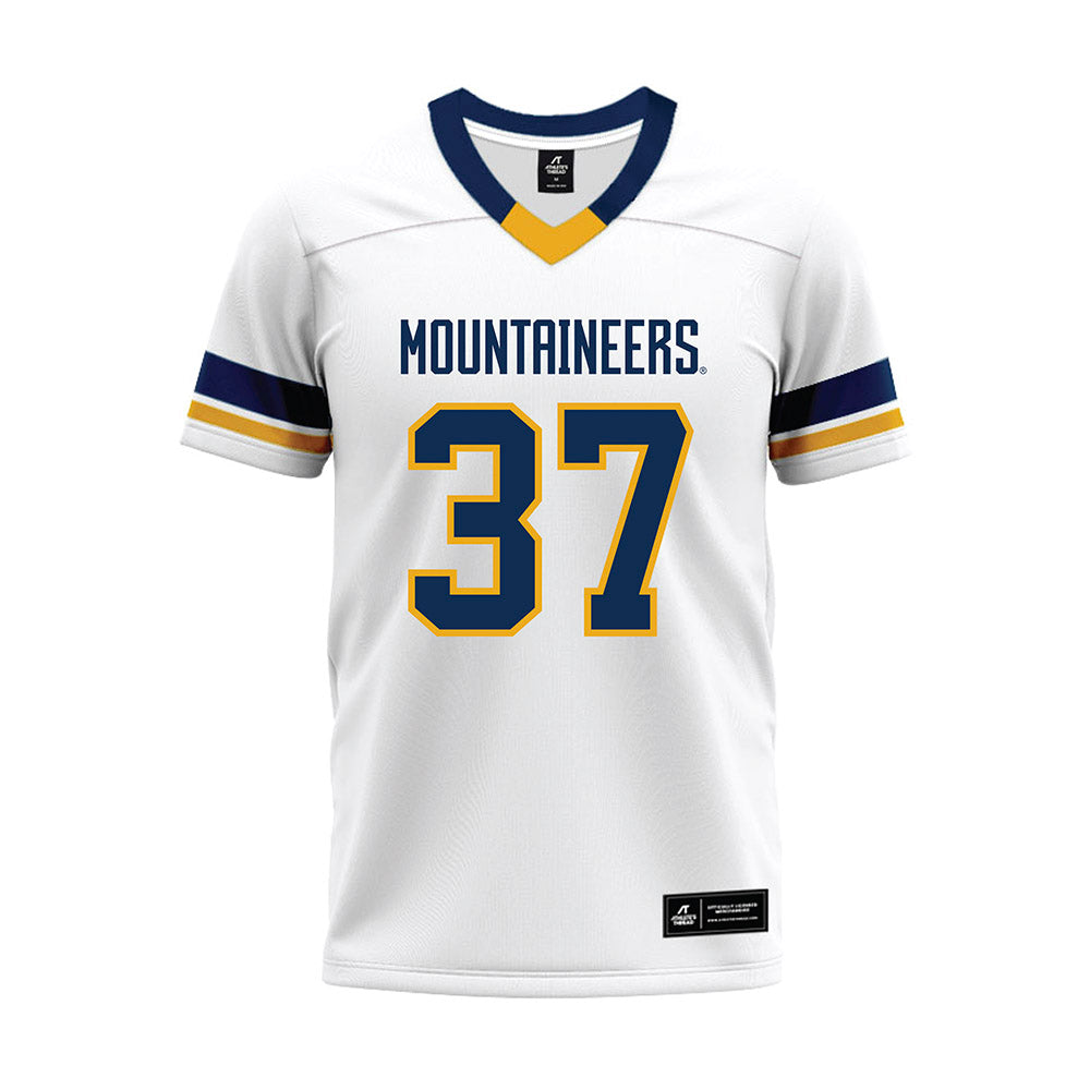 West Virginia - NCAA Football : Jayden Bell - White Premium Football Jersey-0