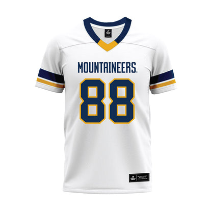 West Virginia - NCAA Football : Jordan McCants - White Premium Football Jersey-0