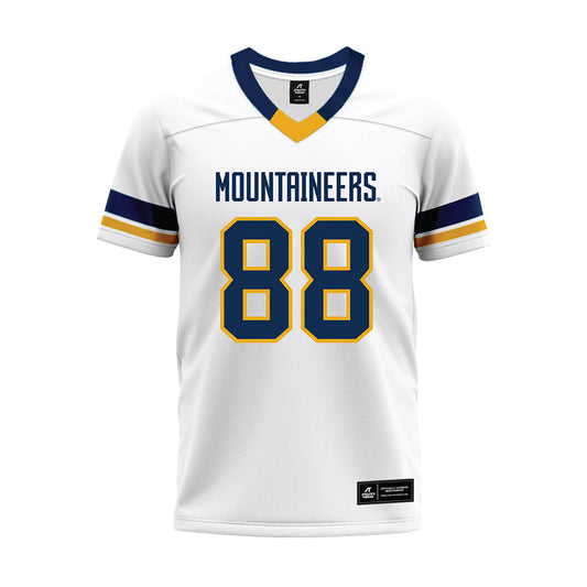 West Virginia - NCAA Football : Jordan McCants - White Premium Football Jersey-0