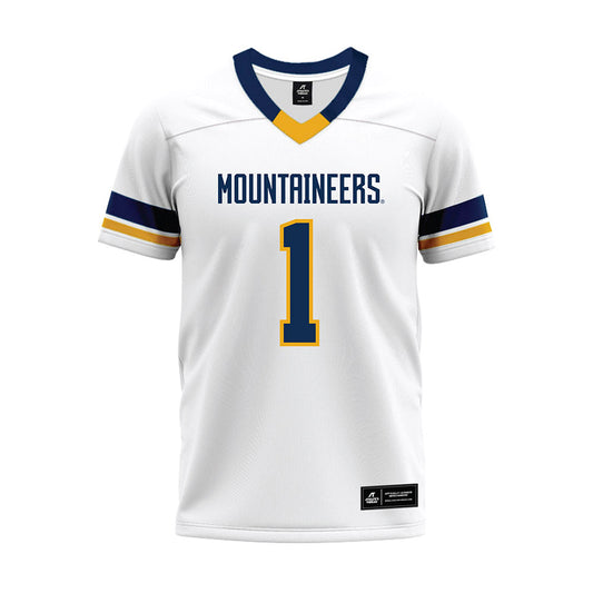 West Virginia - NCAA Football : Jahiem White - White Premium Football Jersey-0
