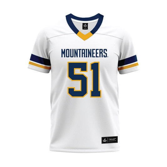 West Virginia - NCAA Football : Raymond Kovalesky - White Premium Football Jersey-0