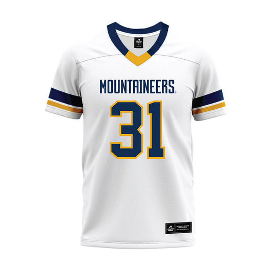 West Virginia - NCAA Football : Dawayne Galloway - White Premium Football Jersey-0