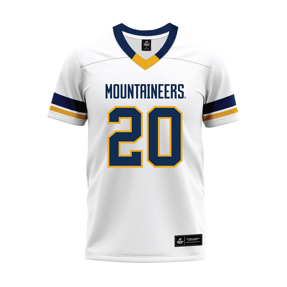 West Virginia - NCAA Football : Keyshawn Robinson - White Premium Football Jersey-0
