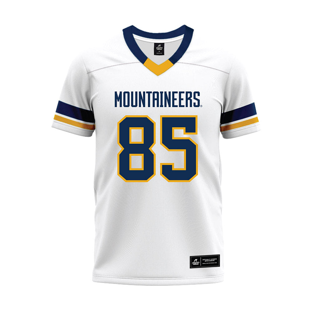 West Virginia - NCAA Football : Ryan Wolfe - White Premium Football Jersey-0