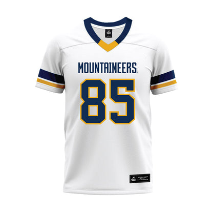 West Virginia - NCAA Football : Ryan Wolfe - White Premium Football Jersey-0