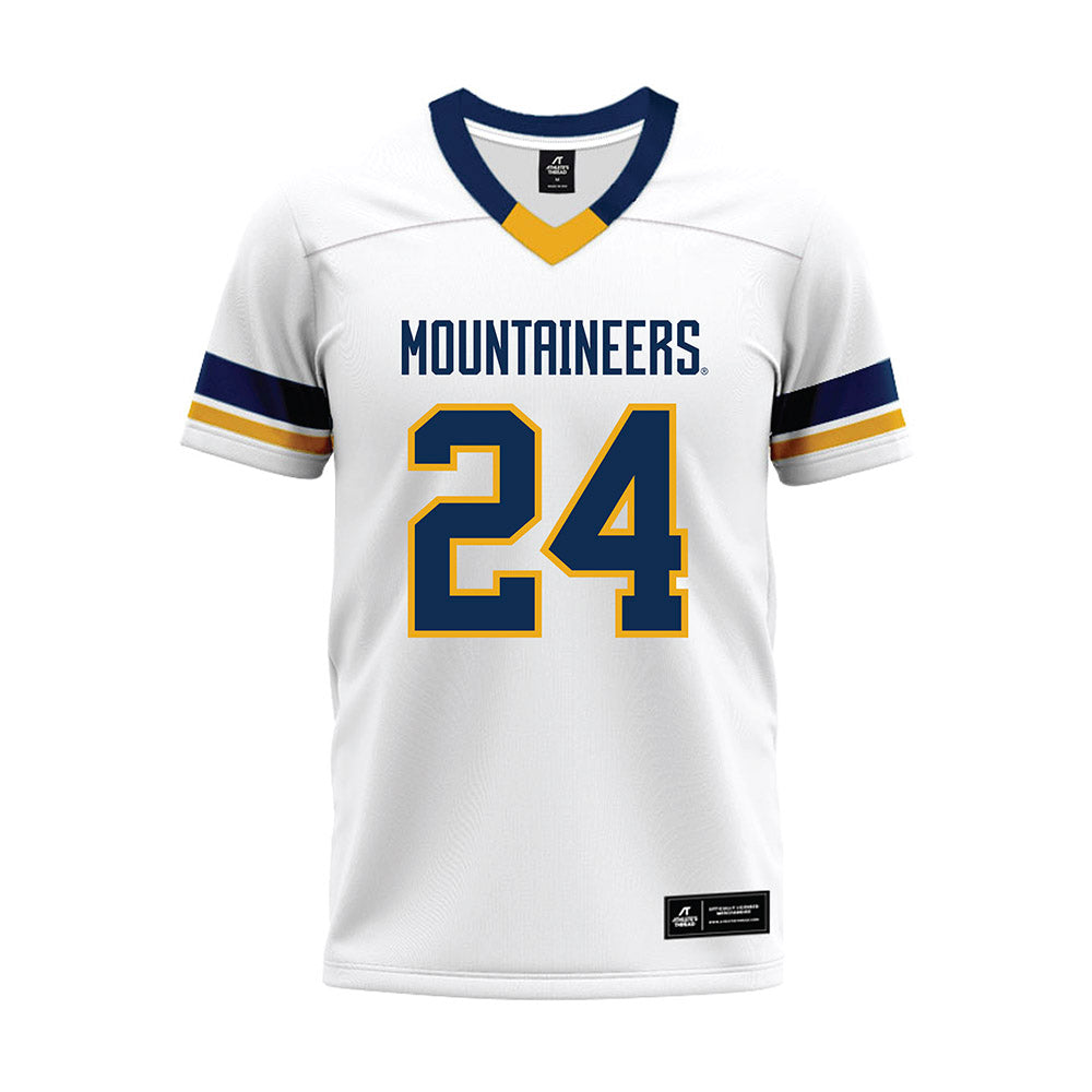 West Virginia - NCAA Football : Rodney Gallagher III - White Premium Football Jersey-0