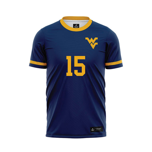 West Virginia - NCAA Men's Soccer : Brayden Macomber - Home Soccer Jersey-0