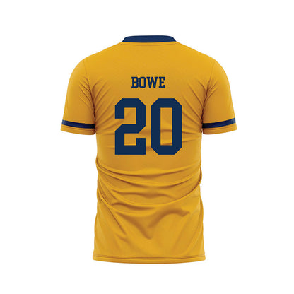 West Virginia - NCAA Men's Soccer : Thomas Bowe - Away Soccer Jersey-1
