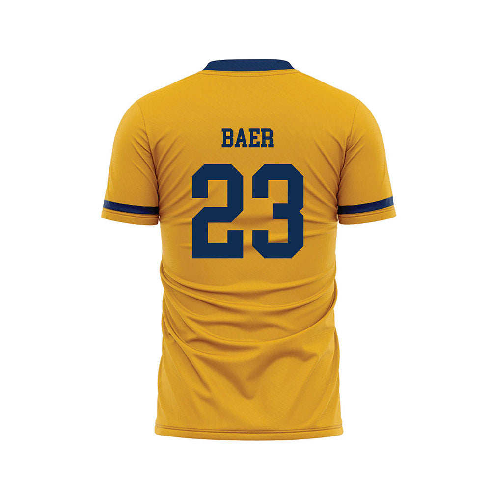 West Virginia - NCAA Men's Soccer : Ryan Baer - Away Soccer Jersey-1