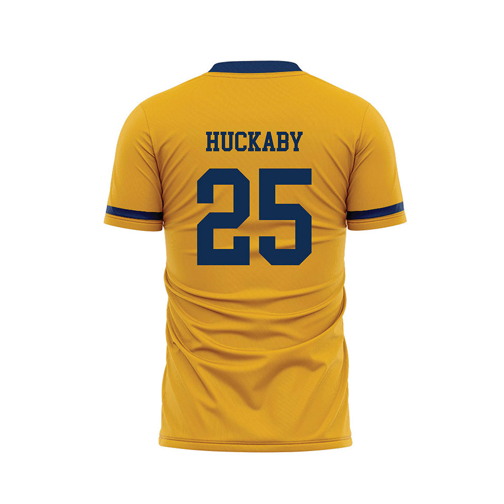 West Virginia - NCAA Men's Soccer : Dante Huckaby - Away Soccer Jersey-1