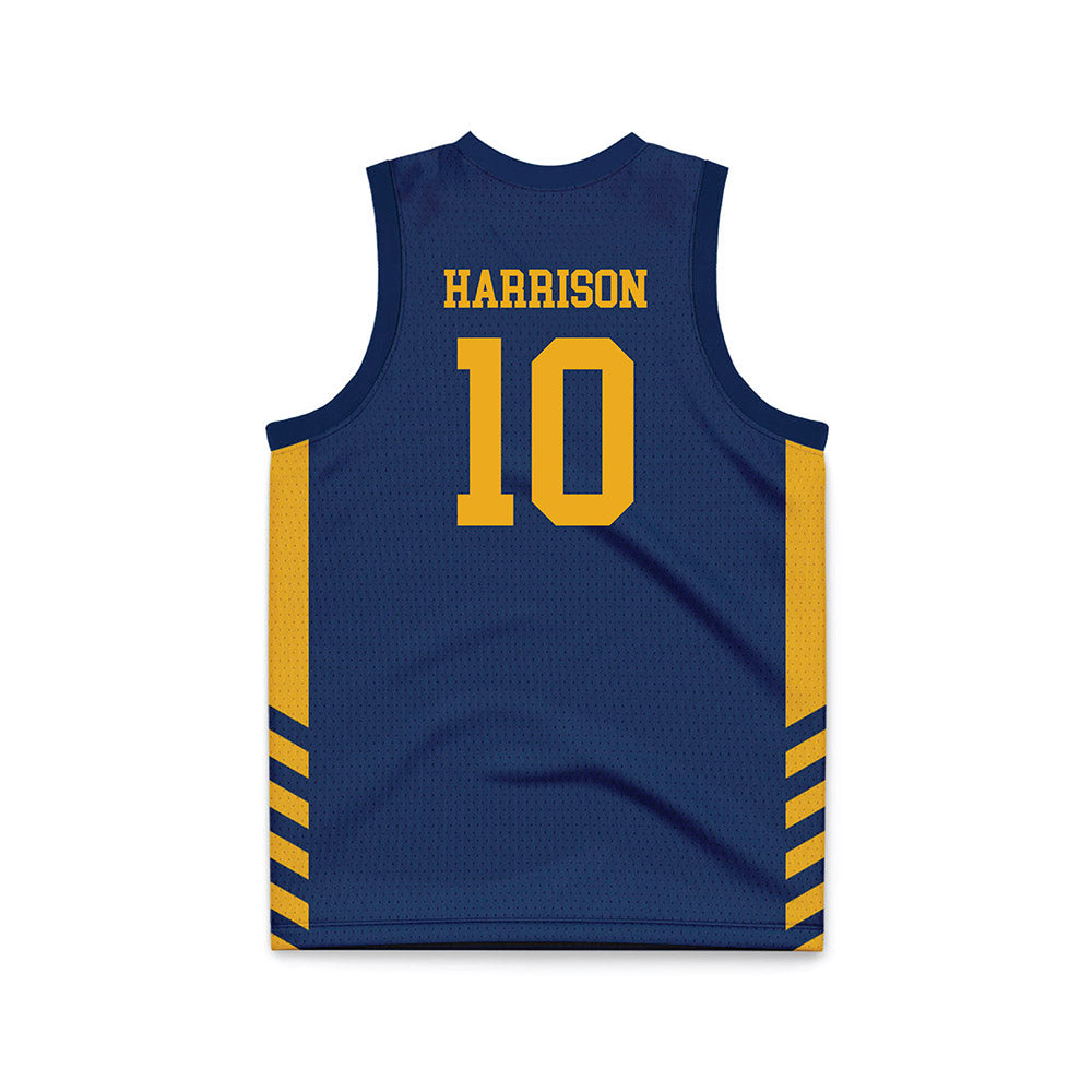 West Virginia - NCAA Women's Basketball : Jordan Harrison - Home Basketball Jersey-1