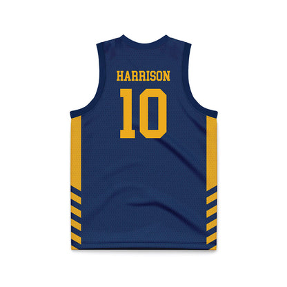 West Virginia - NCAA Women's Basketball : Jordan Harrison - Home Basketball Jersey-1