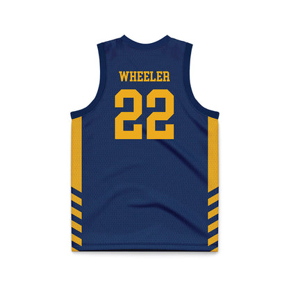 West Virginia - NCAA Women's Basketball : Kierra Wheeler - Home Basketball Jersey-1