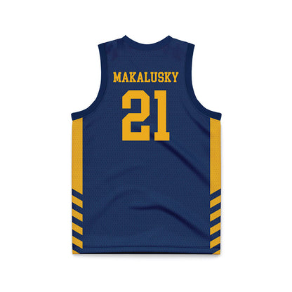West Virginia - NCAA Women's Basketball : Riley Makalusky - Home Basketball Jersey-1