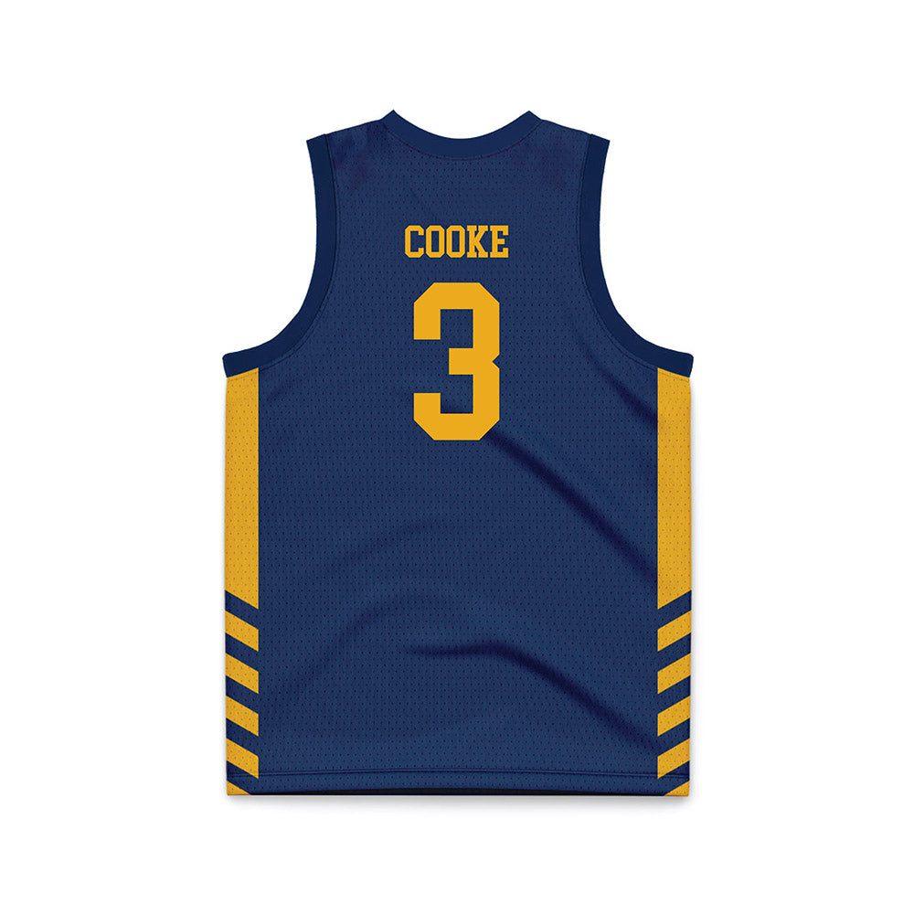 West Virginia - NCAA Women's Basketball : Gia Cooke - Home Basketball Jersey-1