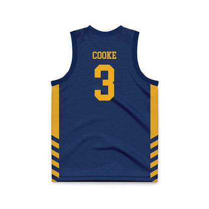 West Virginia - NCAA Women's Basketball : Gia Cooke - Home Basketball Jersey-1