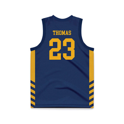 West Virginia - NCAA Women's Basketball : Jordan Thomas - Home Basketball Jersey-1
