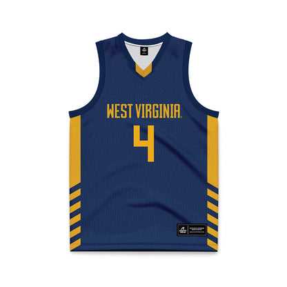 West Virginia - NCAA Women's Basketball : Madison Parrish - Home Basketball Jersey-0