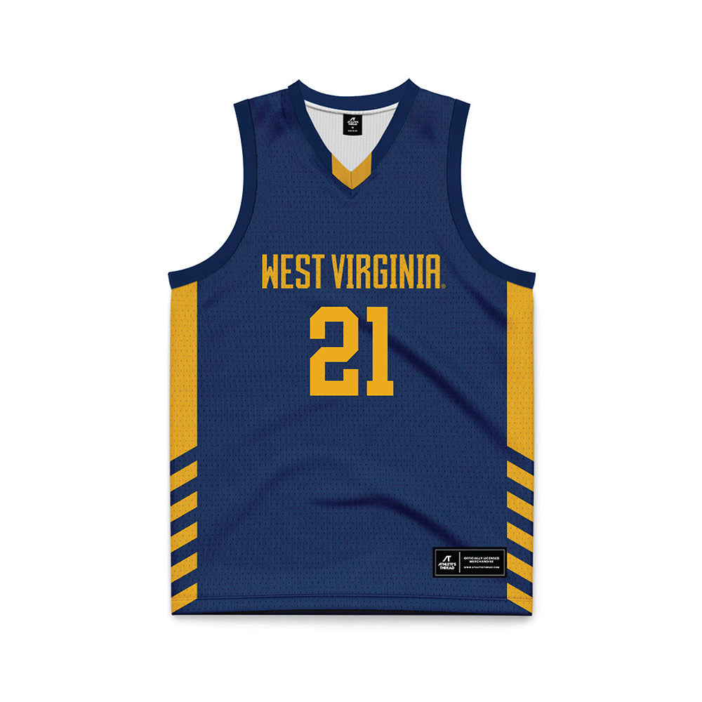 West Virginia - NCAA Women's Basketball : Riley Makalusky - Home Basketball Jersey-0