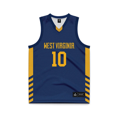 West Virginia - NCAA Women's Basketball : Jordan Harrison - Home Basketball Jersey-0