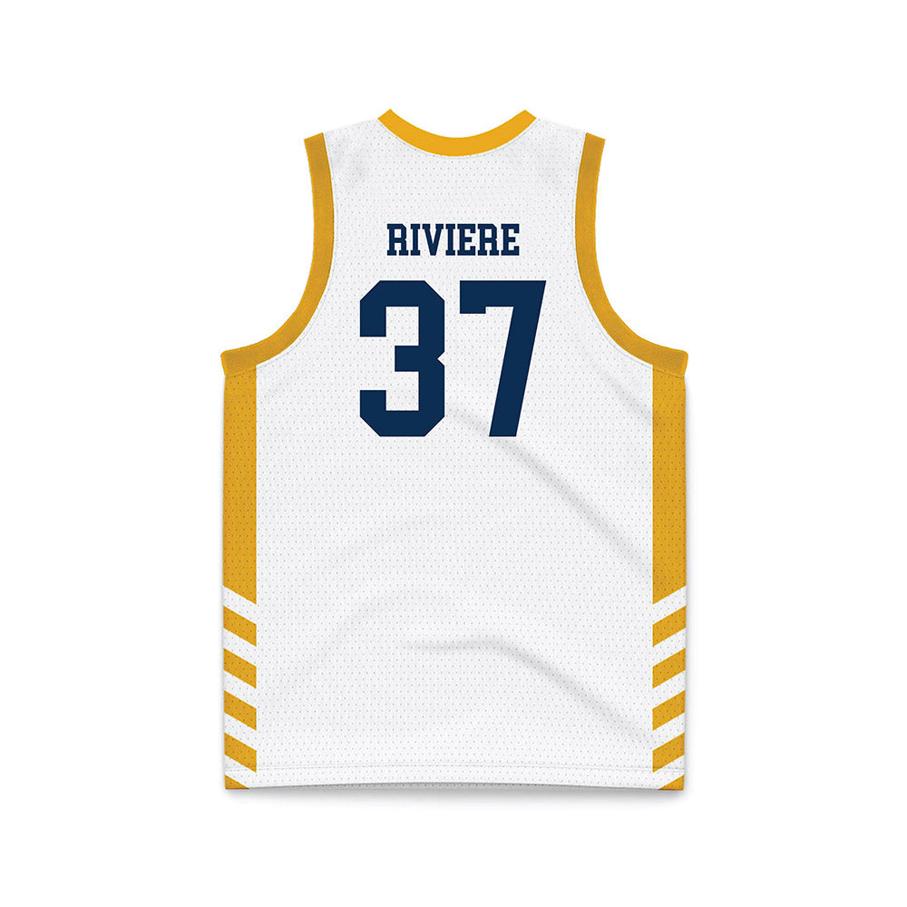 West Virginia - NCAA Women's Basketball : Celia Riviere - Away Fashion Basketball Jersey-1