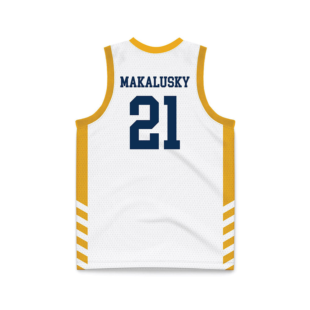 West Virginia - NCAA Women's Basketball : Riley Makalusky - Away Fashion Basketball Jersey-1