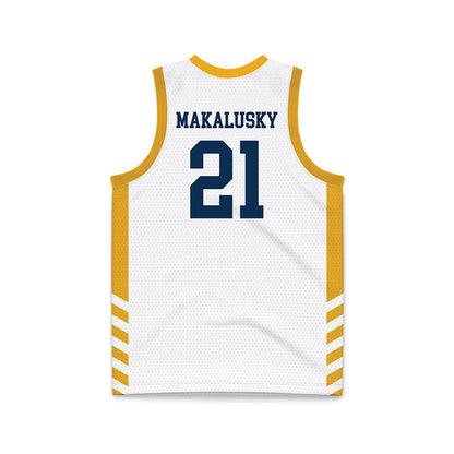 West Virginia - NCAA Women's Basketball : Riley Makalusky - Away Fashion Basketball Jersey-1