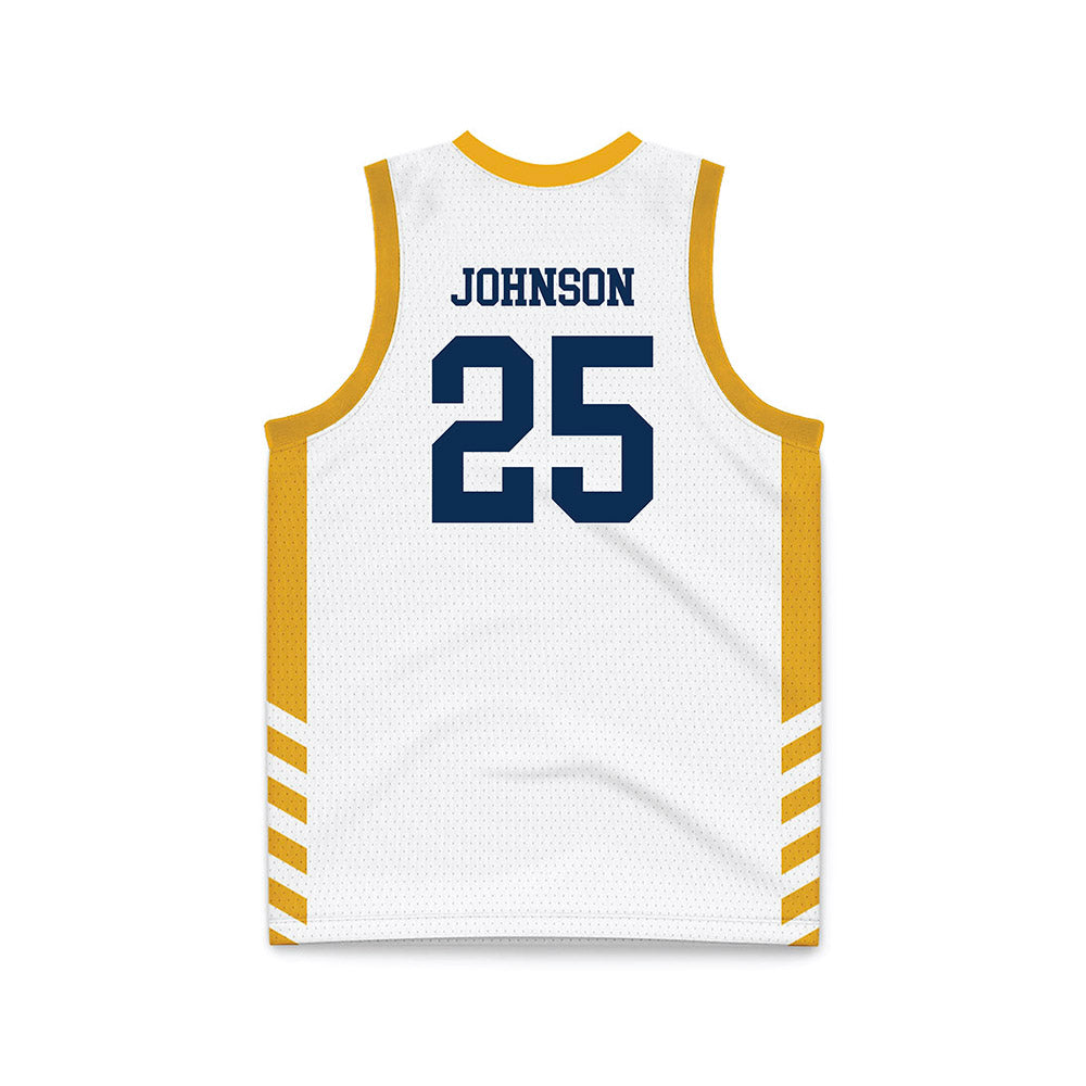 West Virginia - NCAA Women's Basketball : Loghan Johnson - Away Fashion Basketball Jersey-1