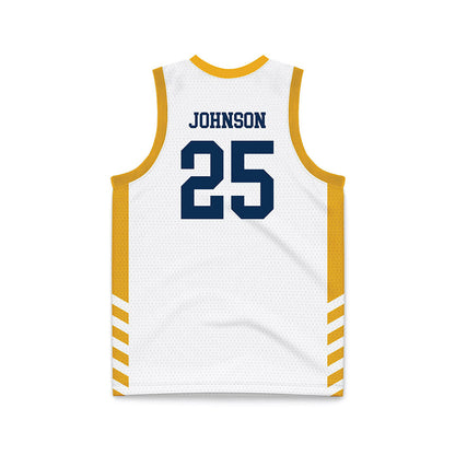 West Virginia - NCAA Women's Basketball : Loghan Johnson - Away Fashion Basketball Jersey-1