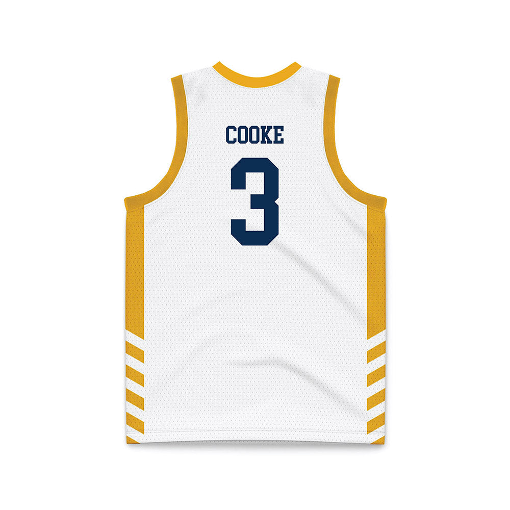 West Virginia - NCAA Women's Basketball : Gia Cooke - Away Fashion Basketball Jersey-1