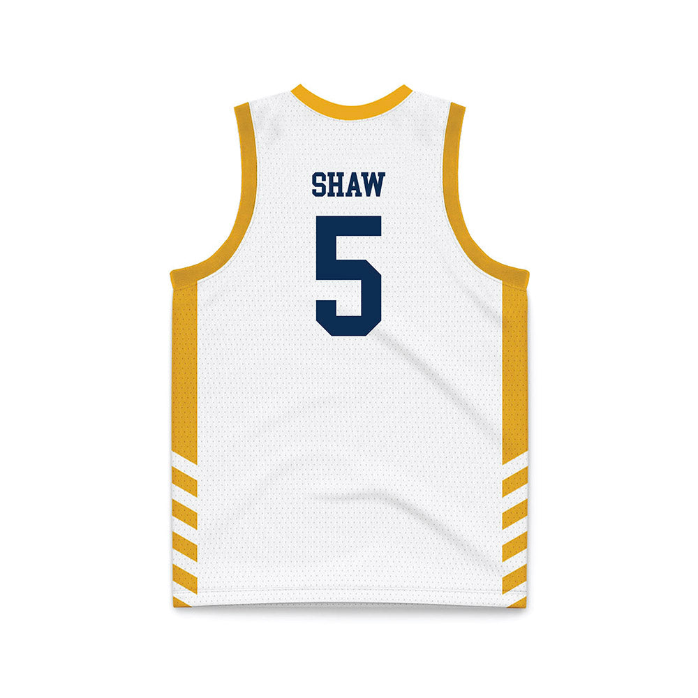 West Virginia - NCAA Women's Basketball : Sydney Shaw - Away Fashion Basketball Jersey-1