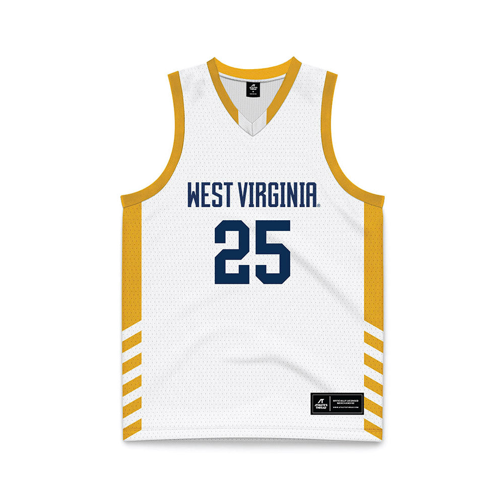 West Virginia - NCAA Women's Basketball : Loghan Johnson - Away Fashion Basketball Jersey-0
