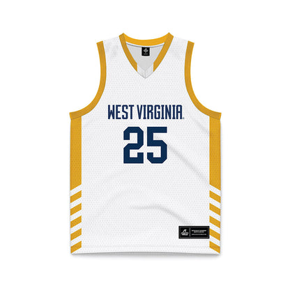 West Virginia - NCAA Women's Basketball : Loghan Johnson - Away Fashion Basketball Jersey-0