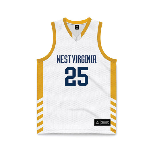 West Virginia - NCAA Women's Basketball : Loghan Johnson - Away Fashion Basketball Jersey-0