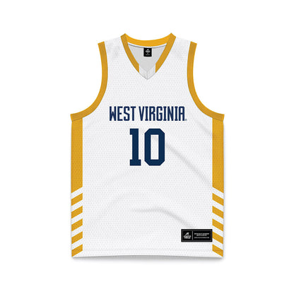 West Virginia - NCAA Women's Basketball : Jordan Harrison - Away Fashion Basketball Jersey-0
