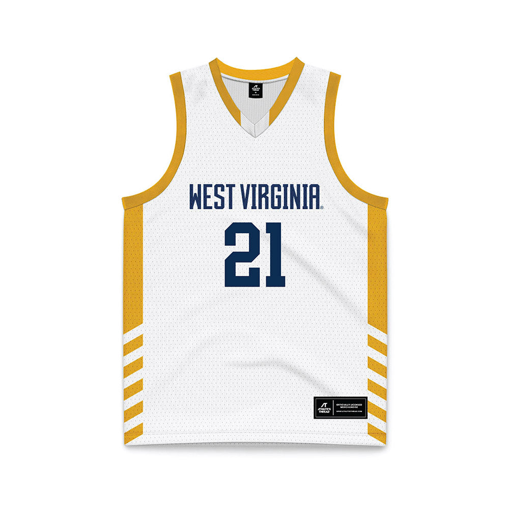 West Virginia - NCAA Women's Basketball : Riley Makalusky - Away Fashion Basketball Jersey-0