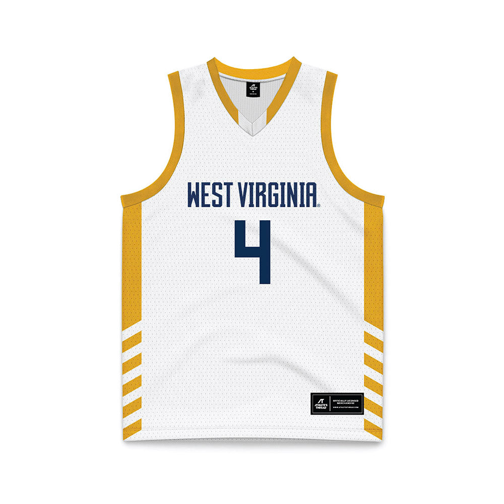 West Virginia - NCAA Women's Basketball : Madison Parrish - Away Fashion Basketball Jersey-0