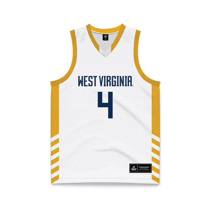West Virginia - NCAA Women's Basketball : Madison Parrish - Away Fashion Basketball Jersey-0
