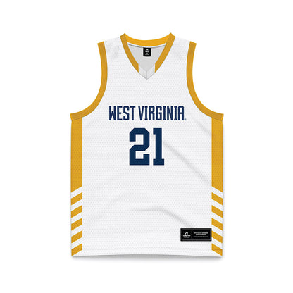 West Virginia - NCAA Women's Basketball : Riley Makalusky - Away Fashion Basketball Jersey-0
