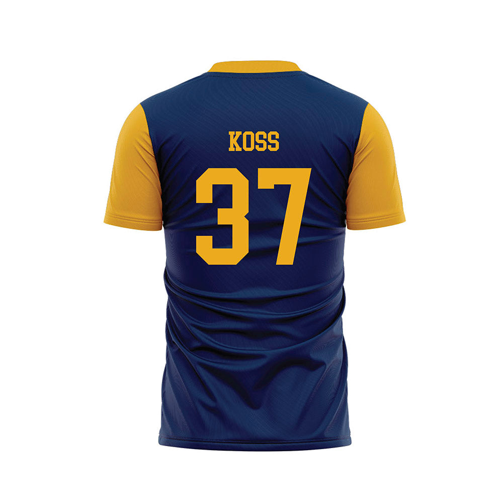 West Virginia - NCAA Women's Soccer : Gianna Koss - Blue Soccer Jersey-1
